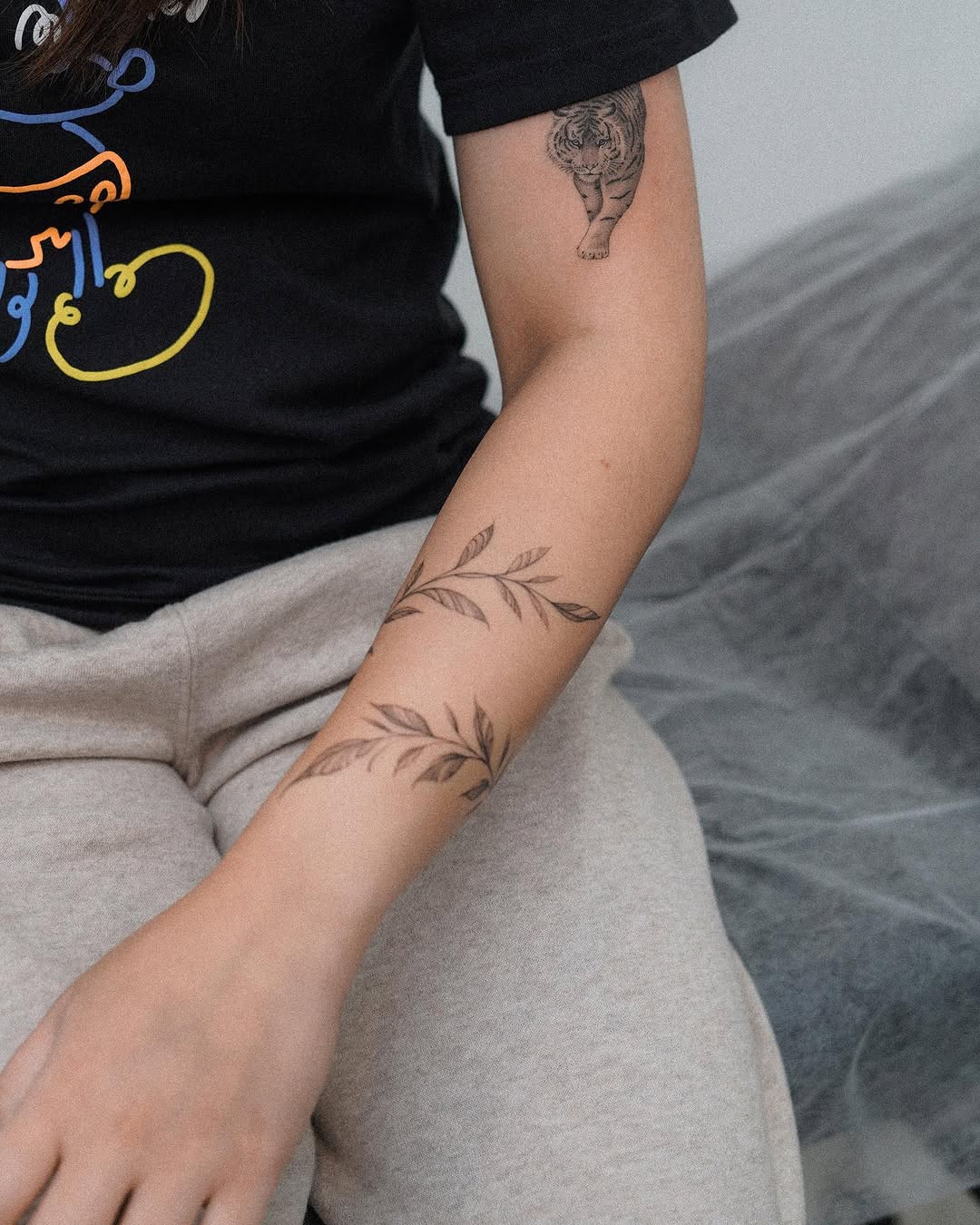 Fine line tattoo